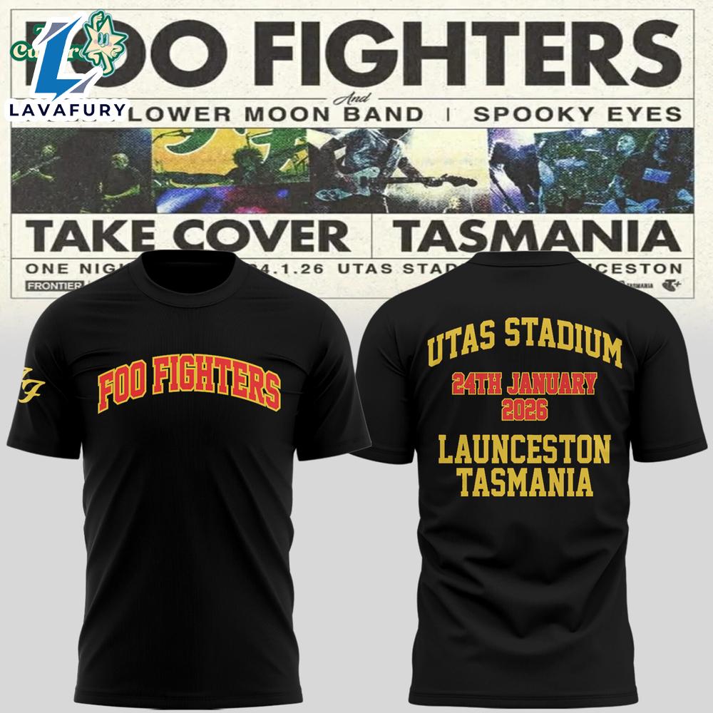 Limited Edition FFighters 2026 Tour Tasmania Merch TShirt For Man And