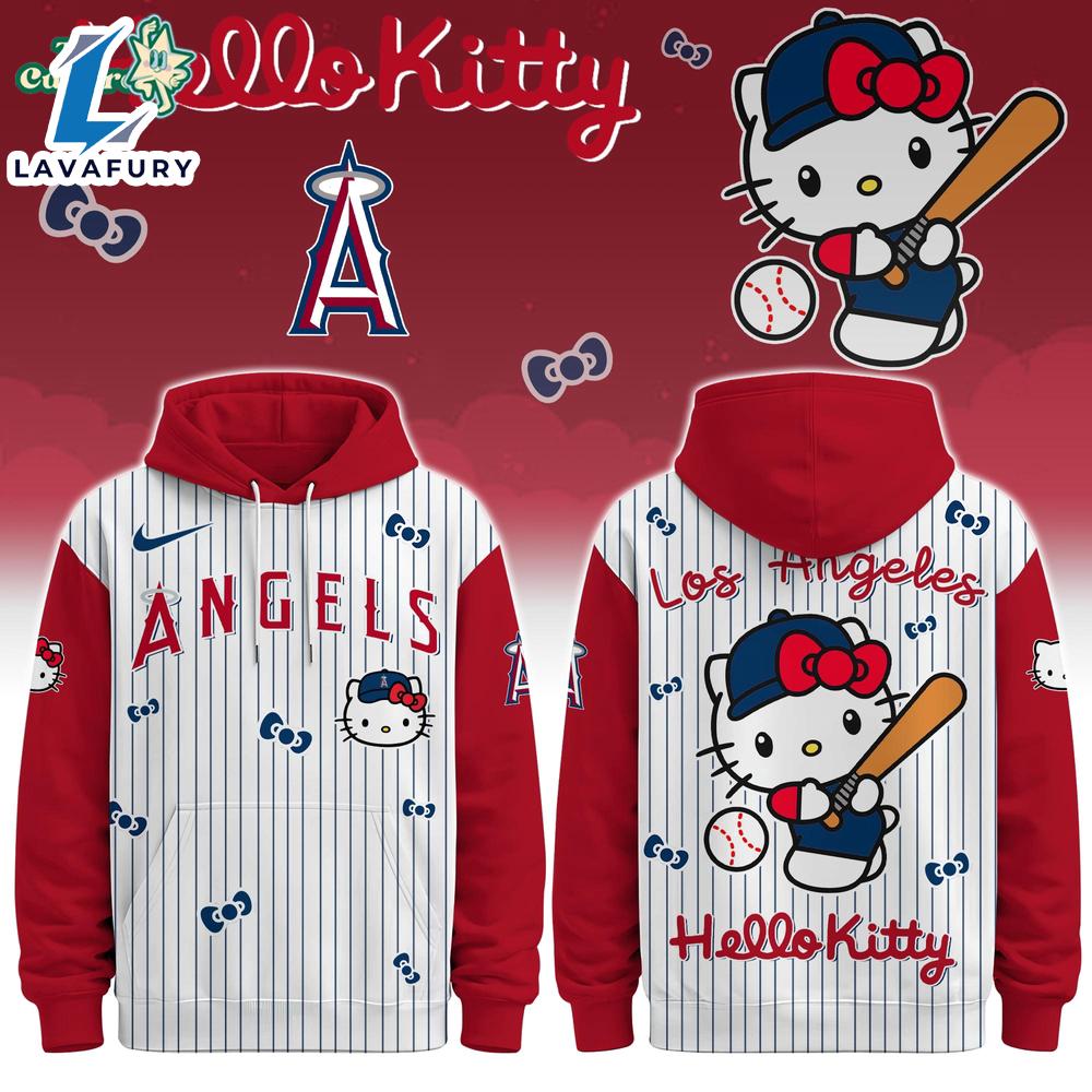 Los Angeles Angels Hello Kitty Special Edition Fan Hoodie For Man And