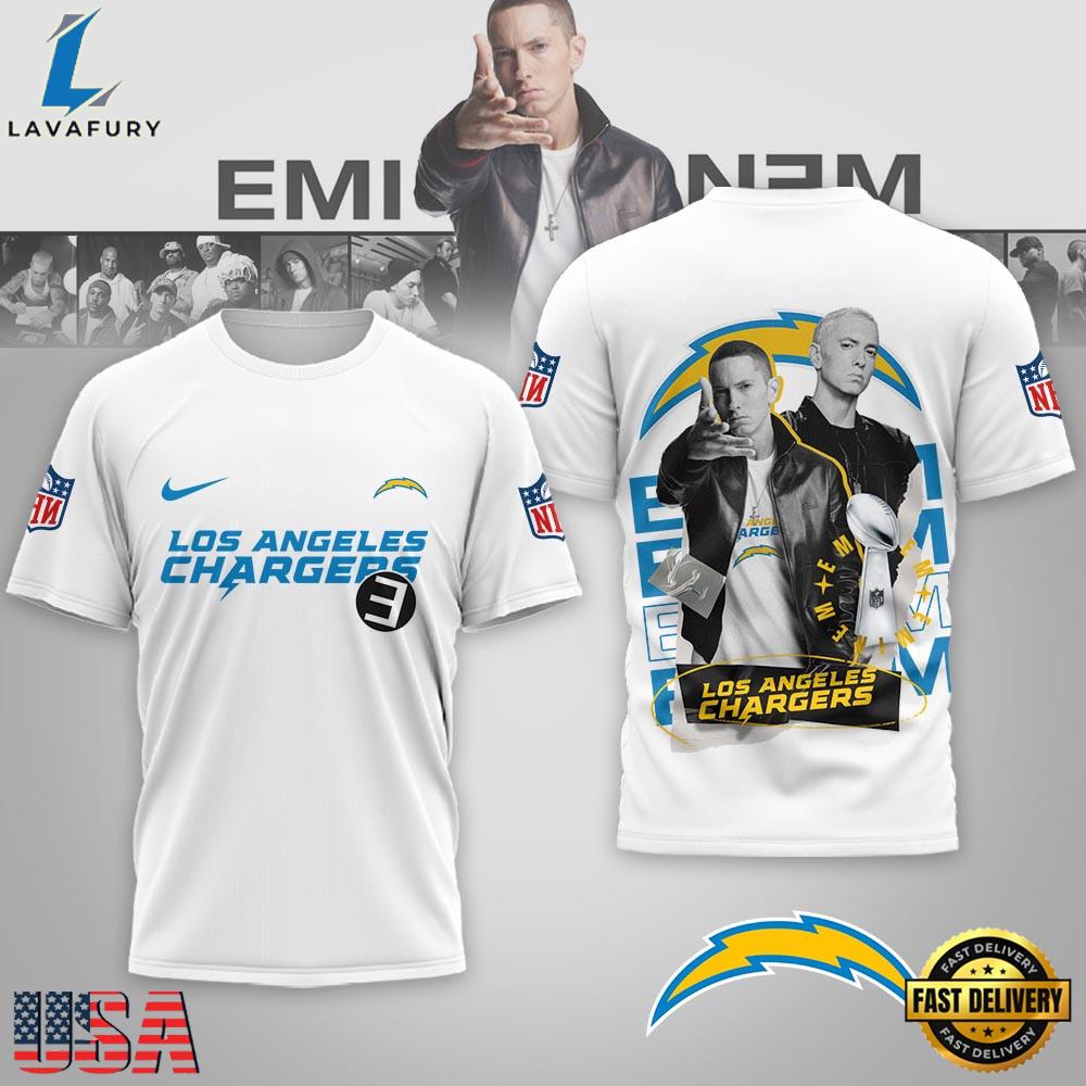 Los Angeles Chargers NFL x Eminem 2026 World Tour T-Shirt