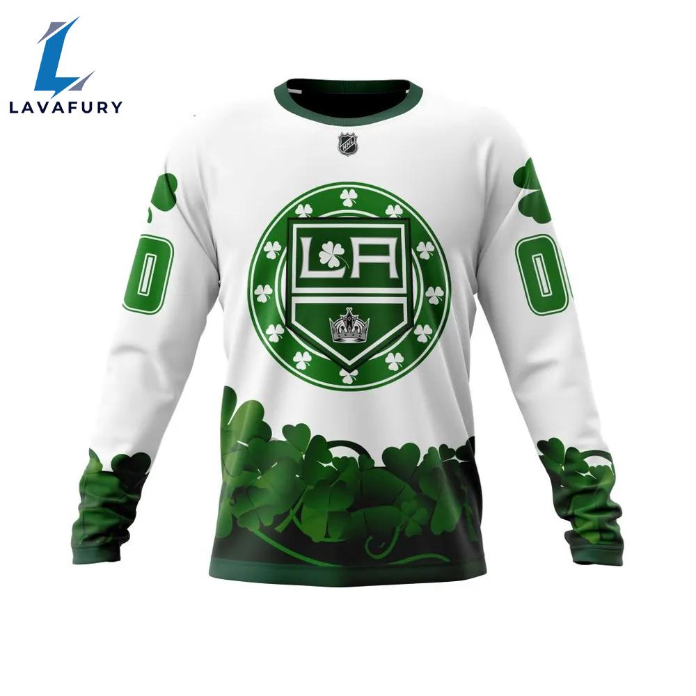 Los Angeles Kings Happy St.Patrick Days Jersey Long Sleeved Sweatshirt