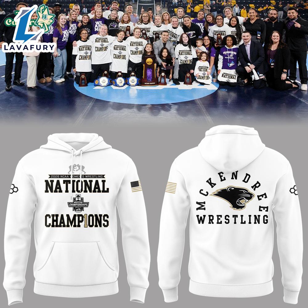 McK ’s Wrestling 2026 National Champions Hoodie Limited Edition For Man And