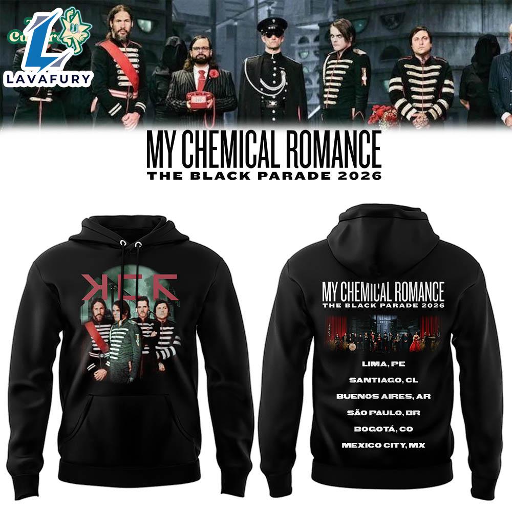 MCR The Black Parade 2026 Tour Hoodie Band For Man And