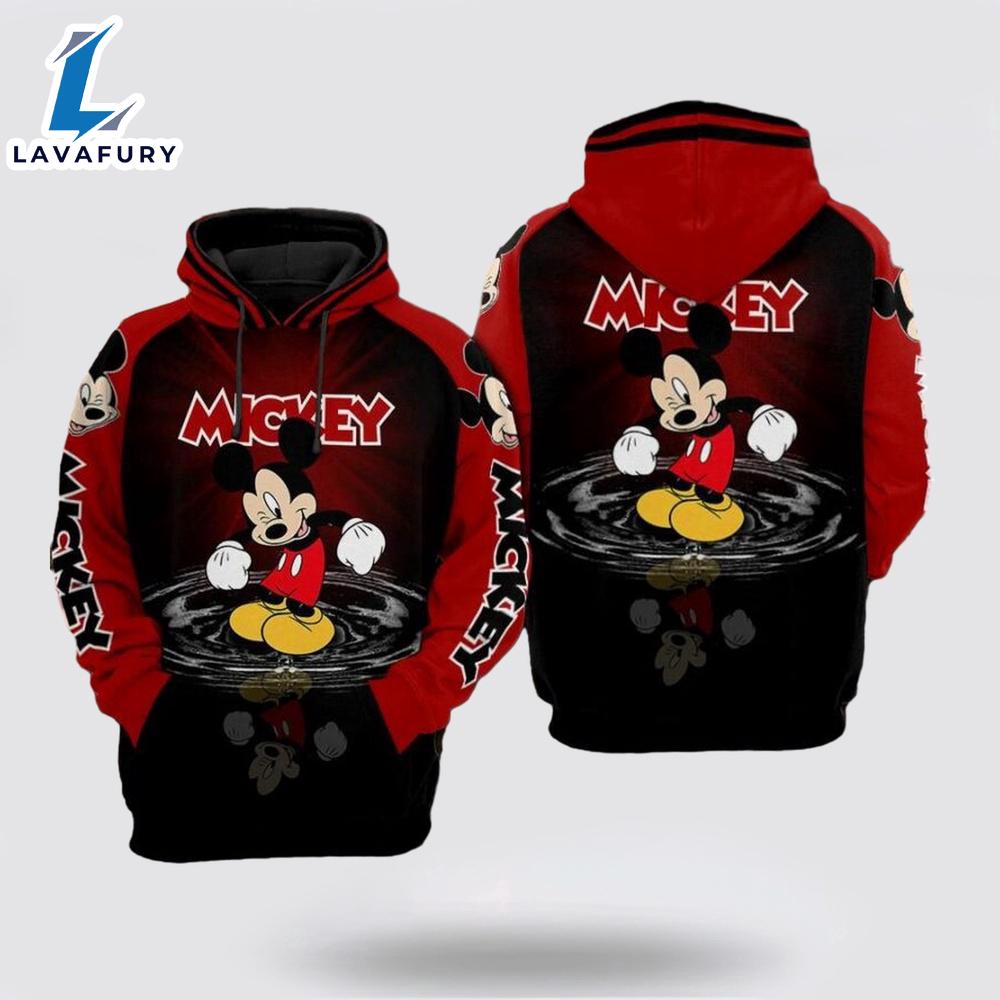 Mickey Mouse Over Print 3D Hoodie Cool Streetwear Hoodies - Mickey 3D Shirts Gift
