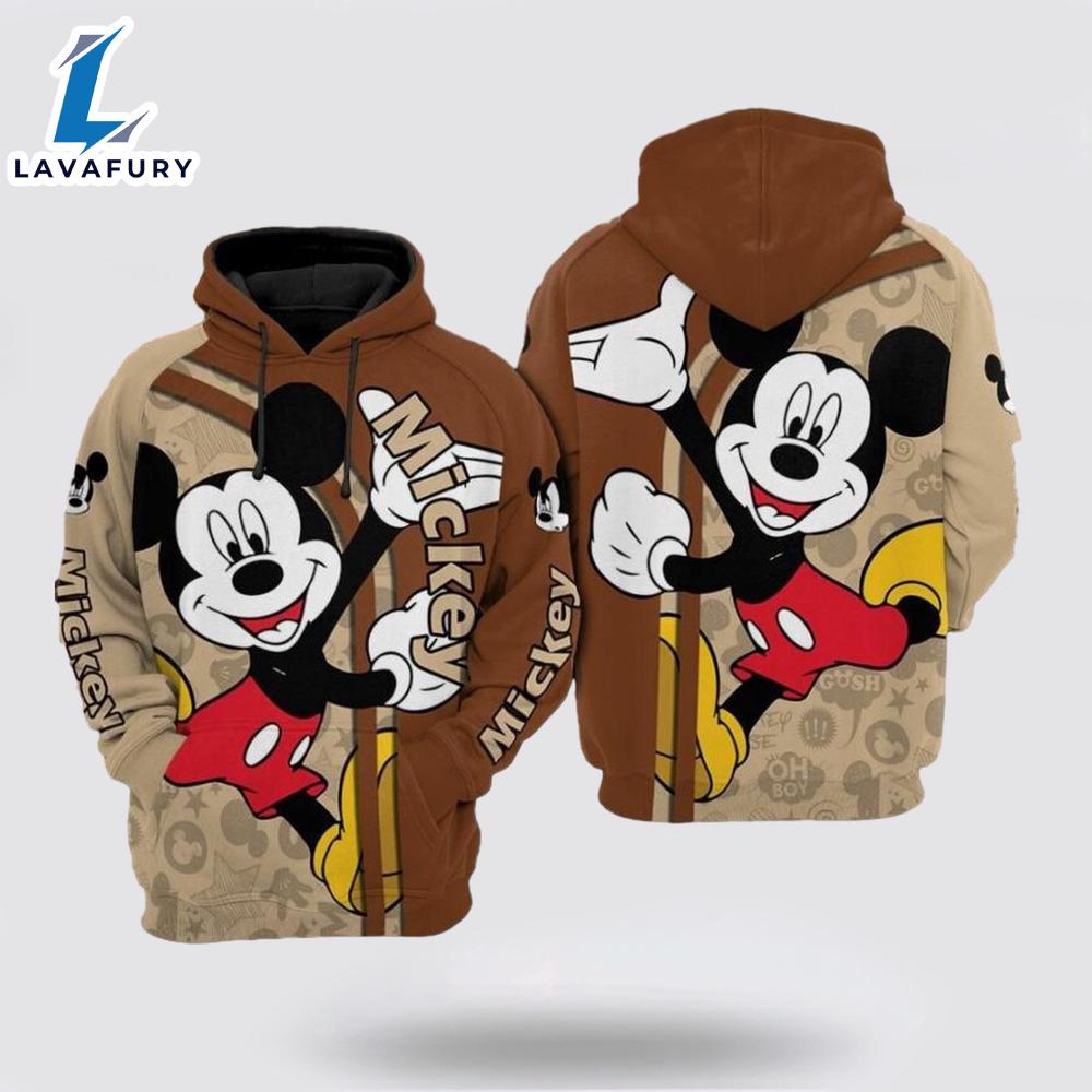 Mickey Mouse Over Print 3D Hoodie Essential Hoodie Picks - Mickey 3D Shirts Gift