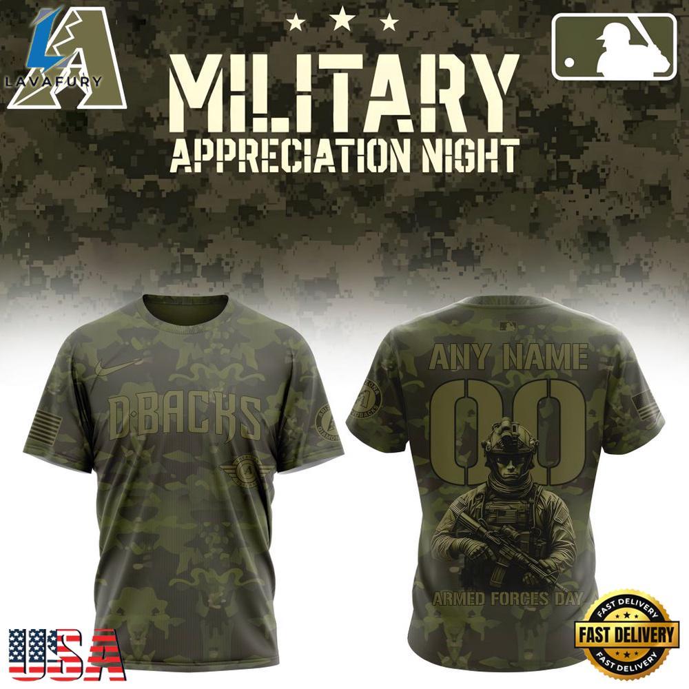MLB Arizona Diamondbacks Military Appreciation Month T Shirt, Hoodie, Sweatshirt