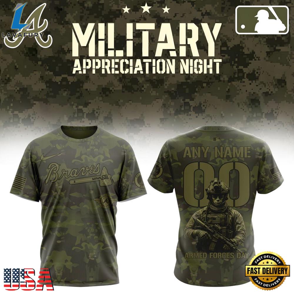 MLB Atlanta Braves Military Appreciation Month T Shirt, Hoodie, Sweatshirt