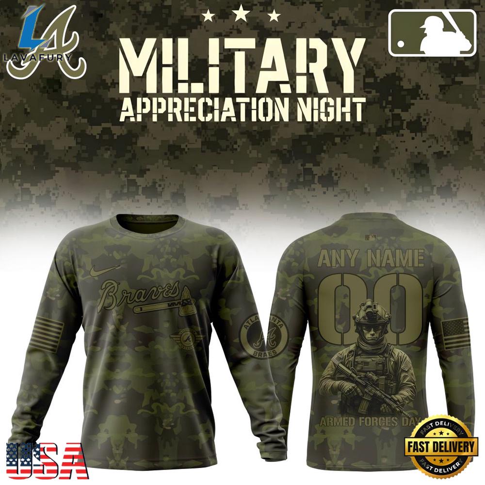 MLB Atlanta Braves Military Appreciation Month T Shirt, Hoodie, Sweatshirt