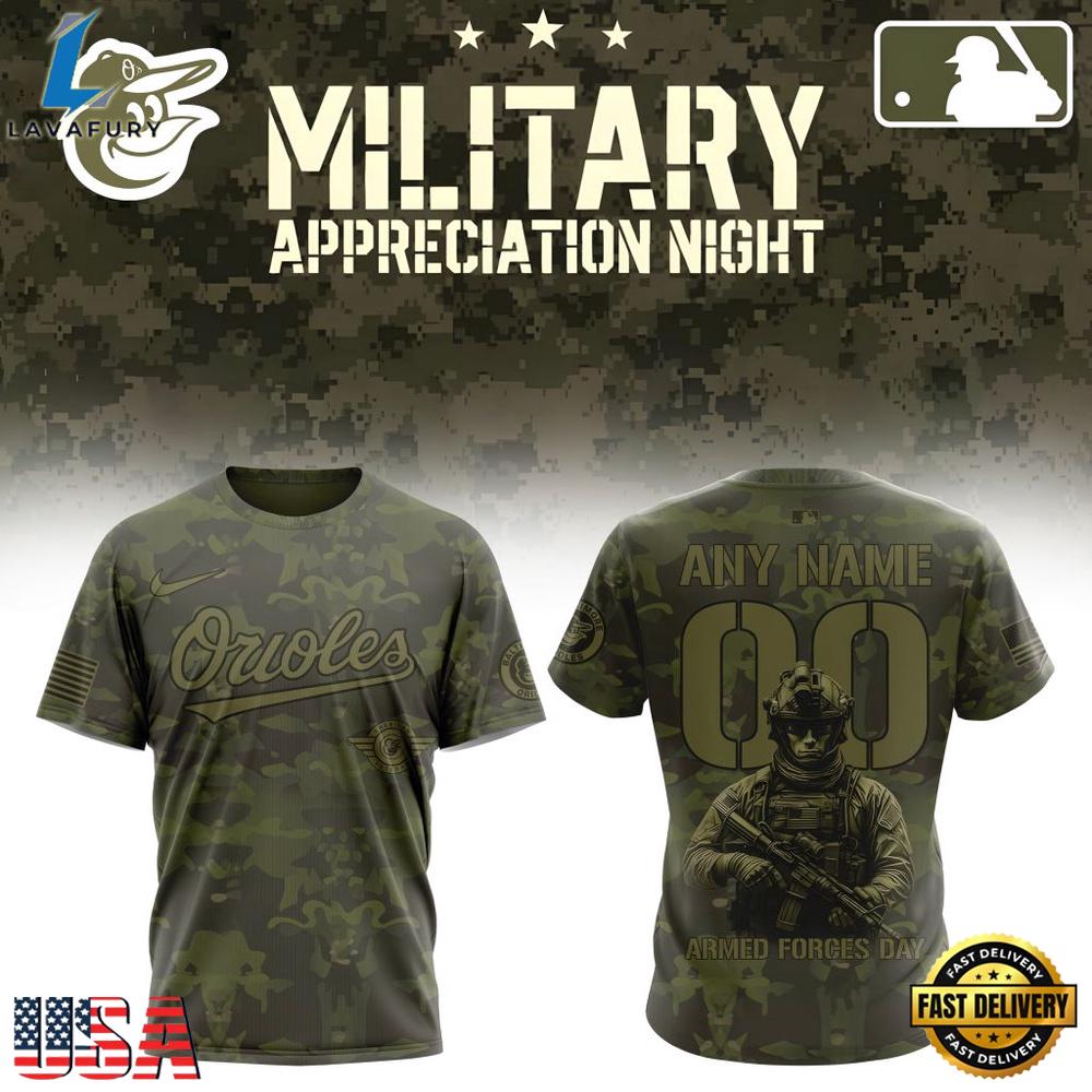 MLB Baltimore Orioles Military Appreciation Month T Shirt, Hoodie, Sweatshirt