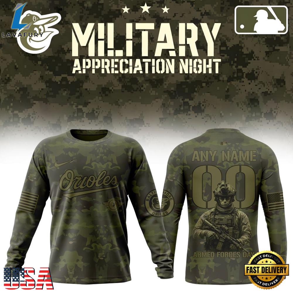 MLB Baltimore Orioles Military Appreciation Month T Shirt, Hoodie, Sweatshirt