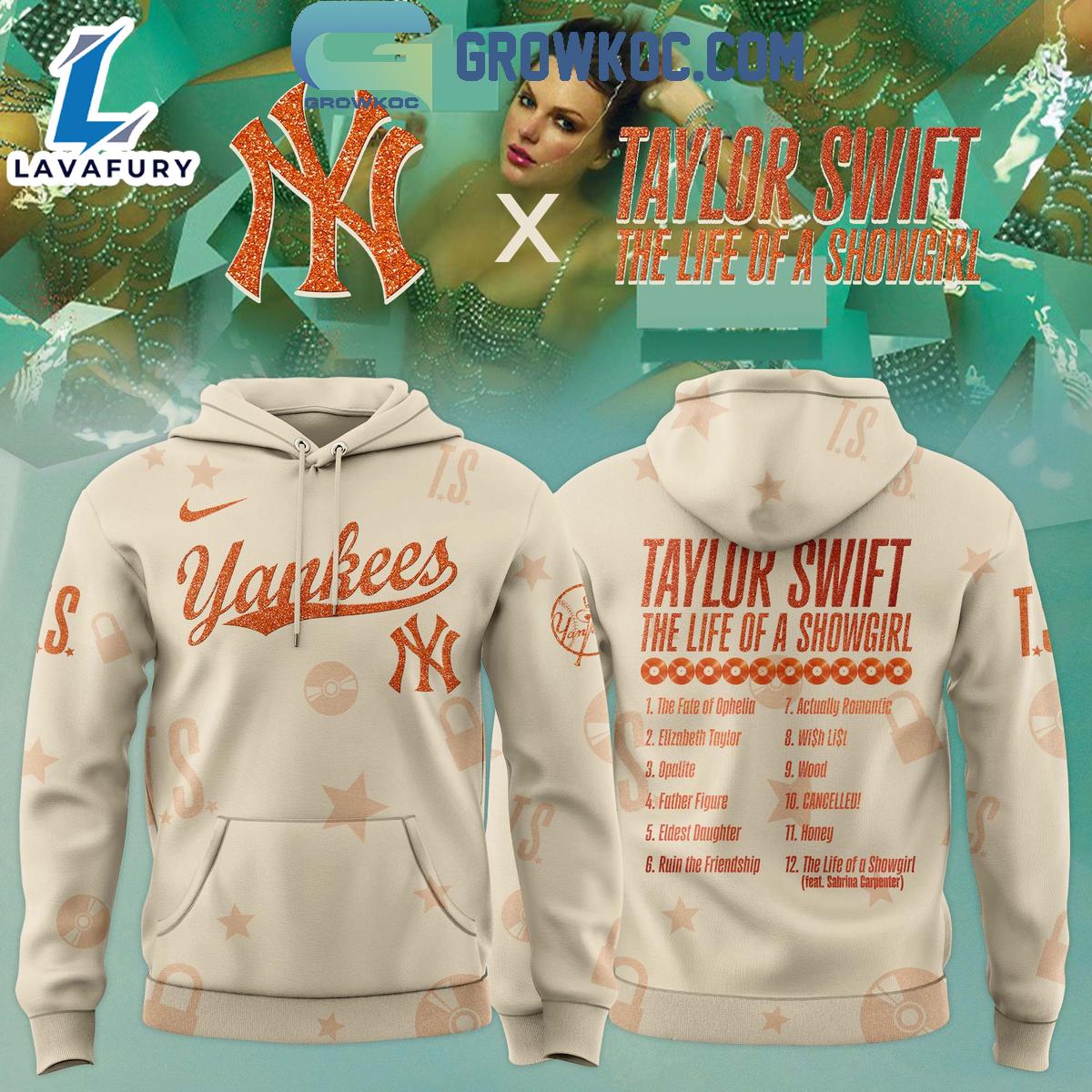 For Fans MLB Celebration Taylor Swift New Album 2025 The Life Of A Showgirl Hoodie