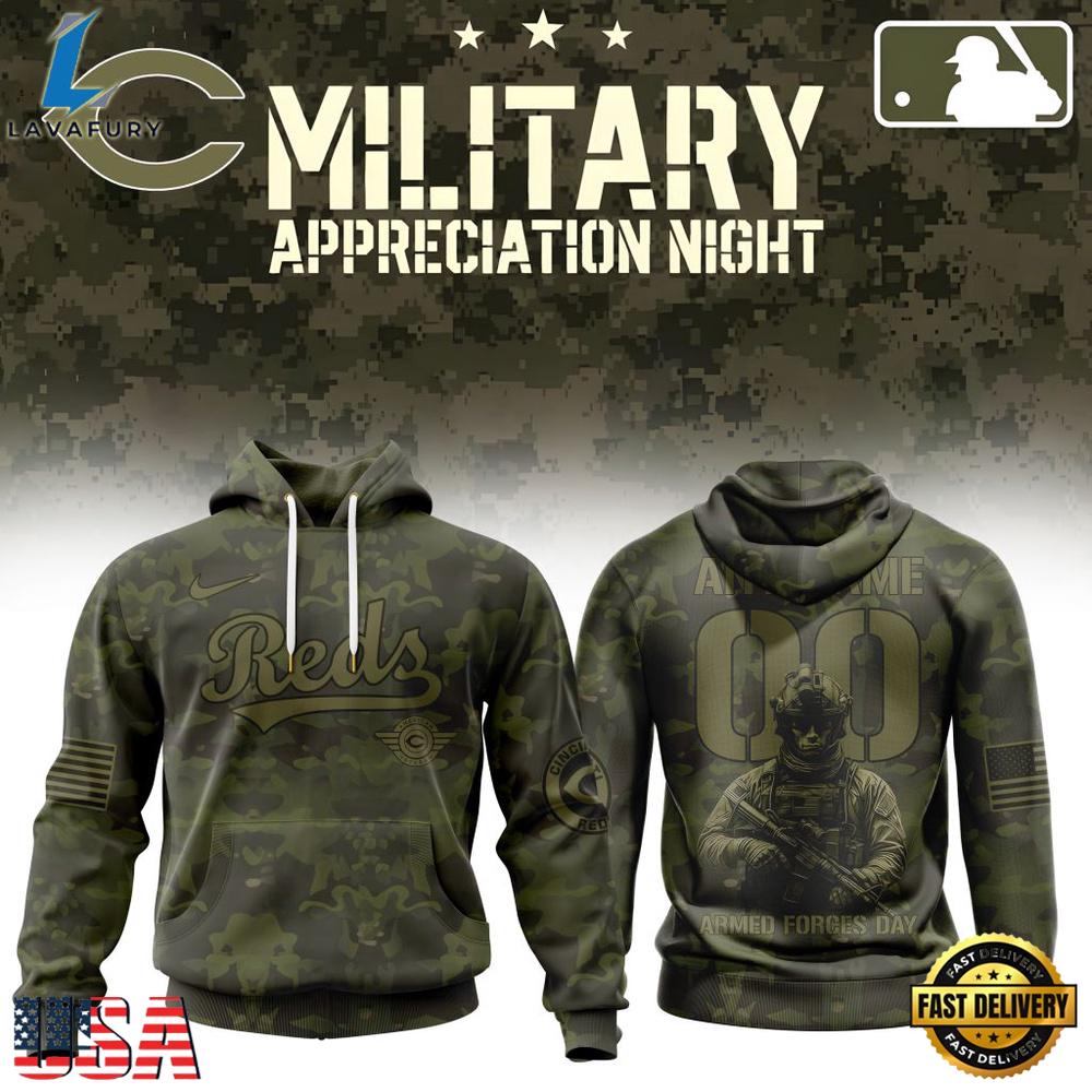 MLB Cincinnati Reds Military Appreciation Month T Shirt, Hoodie, Sweatshirt