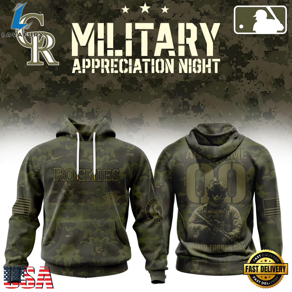MLB Colorado Rockies Military Appreciation Month T Shirt, Hoodie, Sweatshirt