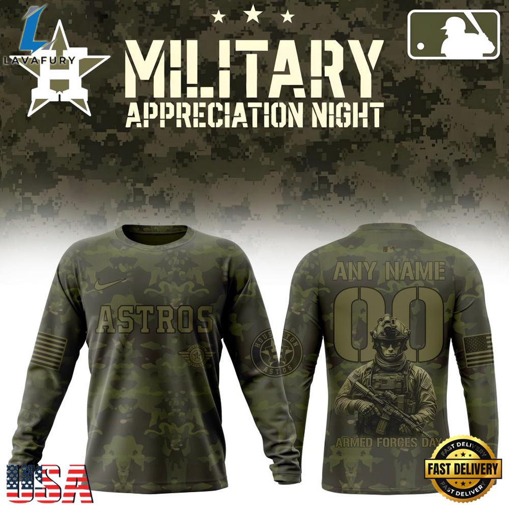 MLB Houston Astros Military Appreciation Month T Shirt, Hoodie, Sweatshirt