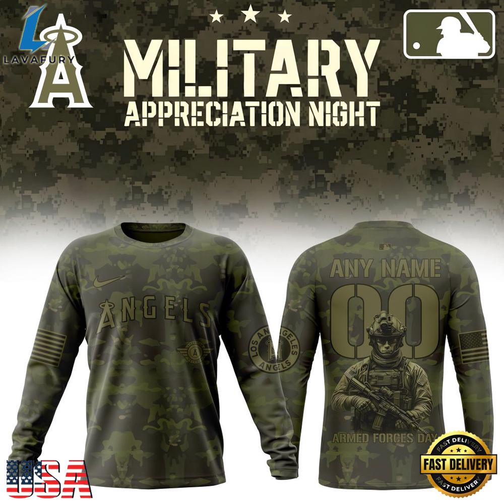 MLB Los Angeles Angels Military Appreciation Month T Shirt, Hoodie, Sweatshirt