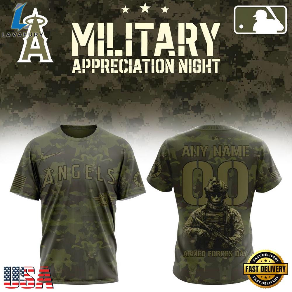 MLB Los Angeles Angels Military Appreciation Month T Shirt, Hoodie, Sweatshirt