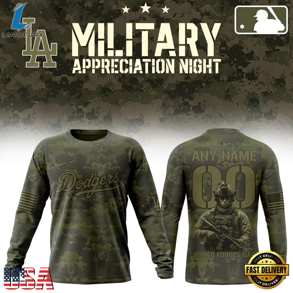 MLB Los Angeles Dodgers Military Appreciation Month T Shirt, Hoodie, Sweatshirt