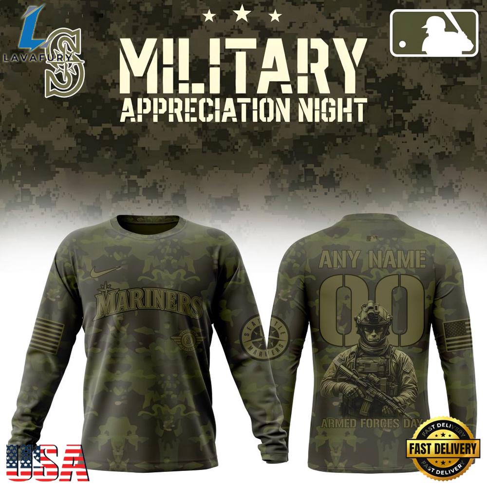MLB Seattle Mariners Military Appreciation Month T Shirt, Hoodie, Sweatshirt
