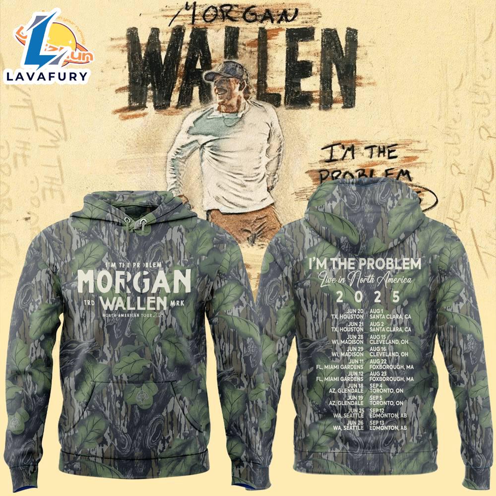Morgan Wallen x Houston Texans Tour 2025 Camo Hoodie Veteran Day