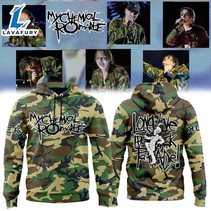 My Chemical Romance “Long Live The Black Parade” Camo Hoodie Veteran Day