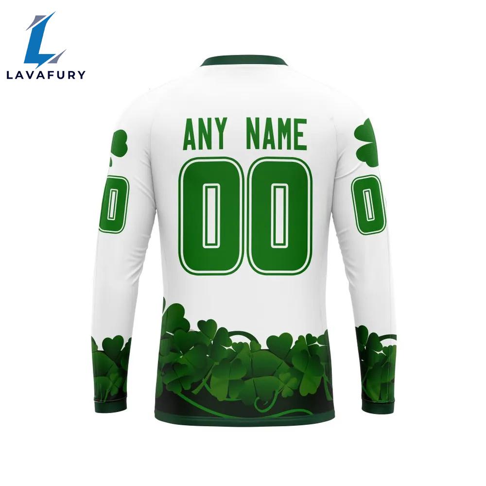 Nashville Predators Happy St.Patrick Days Jersey Long Sleeved Sweatshirt