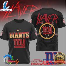 New York Giants Slayer Heavy Metal Tshirt For Man And