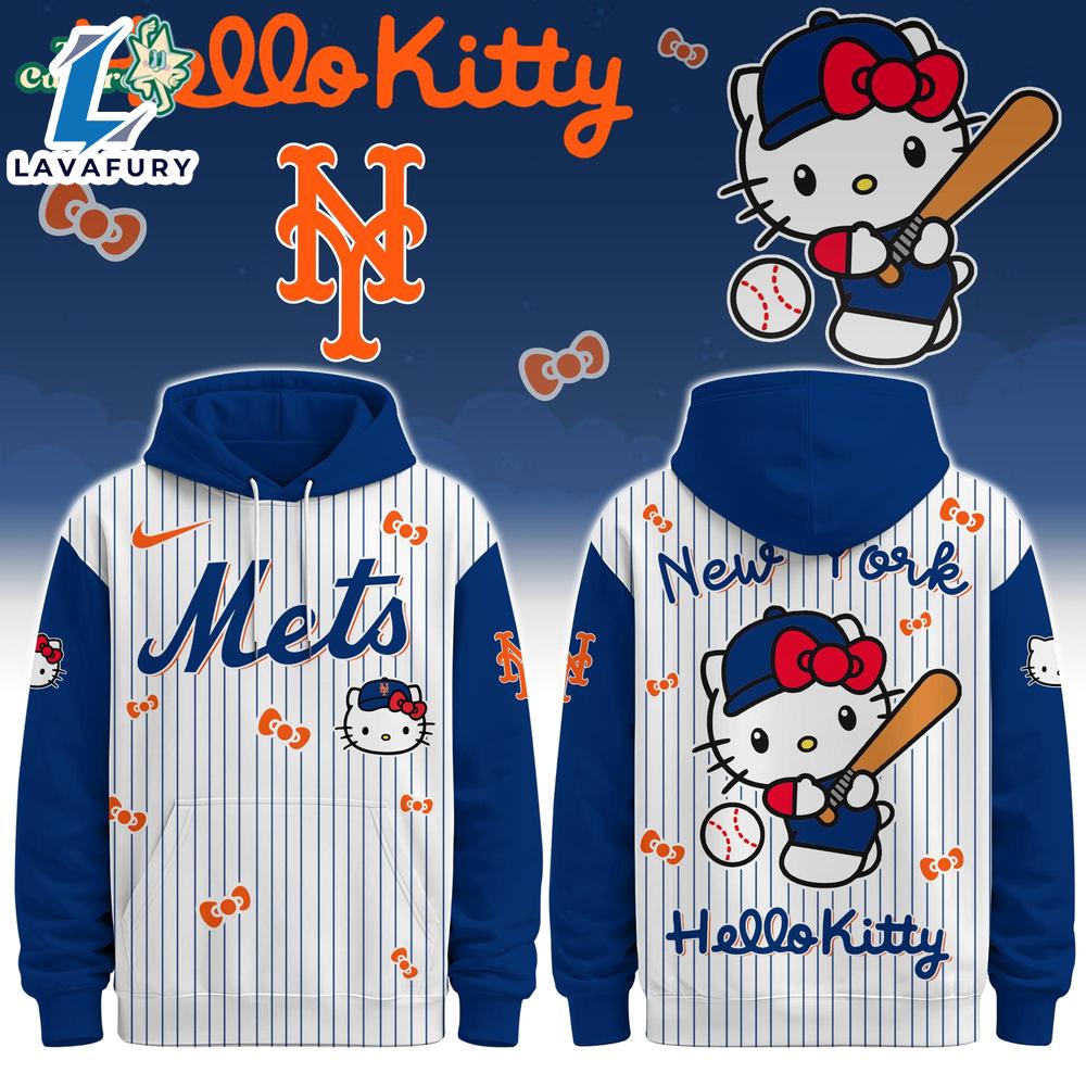 New York Mets Hello Kitty Special Edition Fan Hoodie For Man And