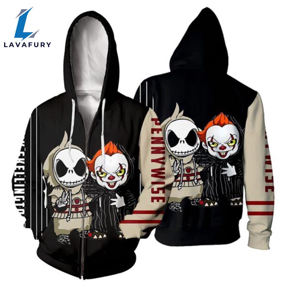 Pennywise & Jack Skellington - Jack Skellington Hoodie