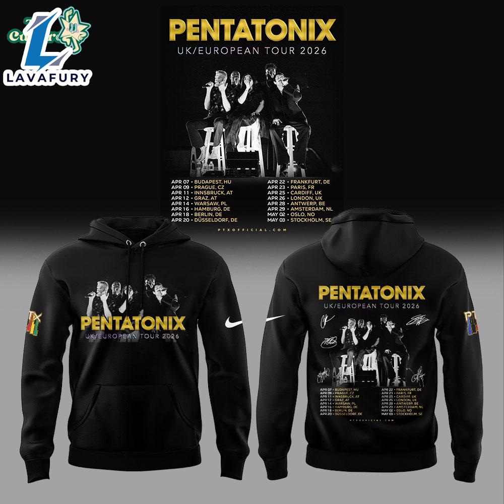 Pentatonix UK EUROPEAN 2026 TOUR Combo Hoodie For Man And