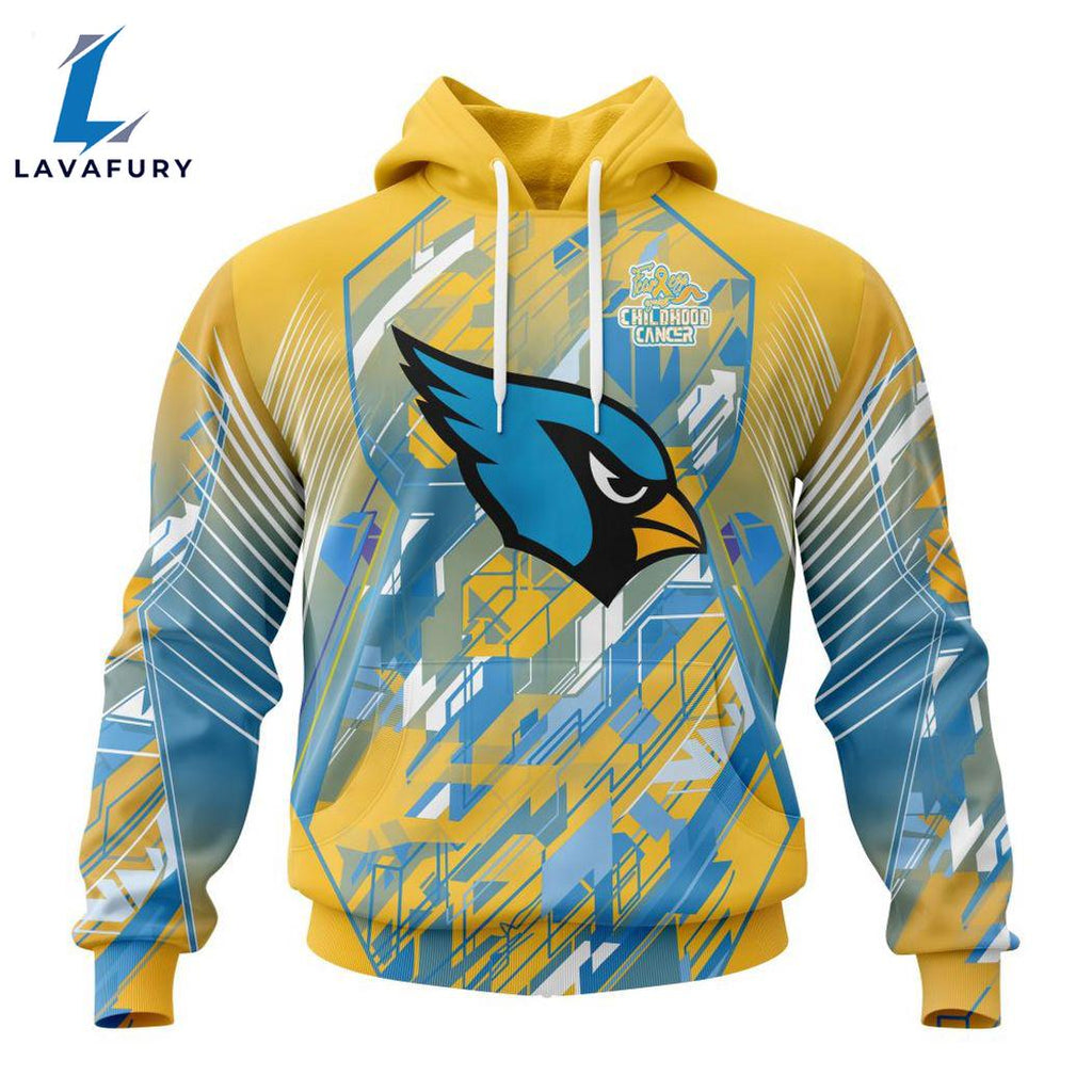 Personalized NFL Arizona Cardinals Fearless Against Childhood Cancers Hoodie Gift Sport