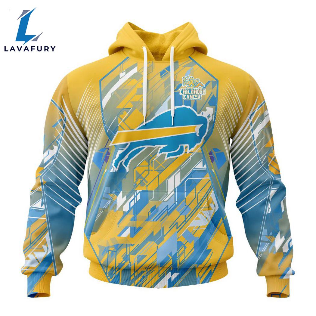 Personalized NFL Buffalo Bills Fearless Against Childhood Cancers Hoodie Gift Sport