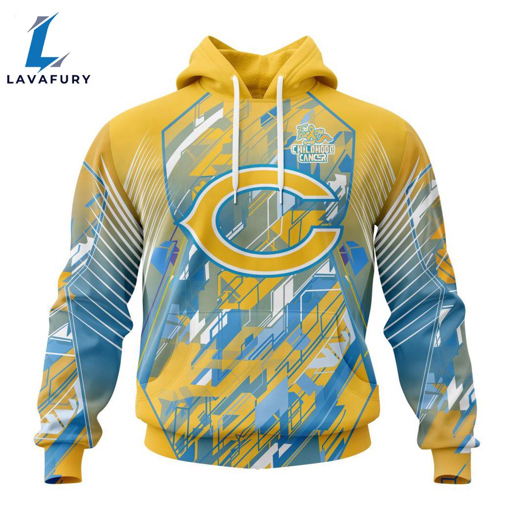 Personalized NFL Chicago Bears Fearless Against Childhood Cancers Hoodie Gift Sport