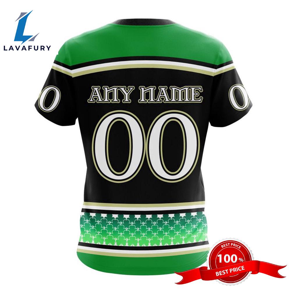 Personalized NHL Anaheim Ducks Specialized Unisex Kits Hockey Celebrate St Patrick's Day 3D T-Shirts