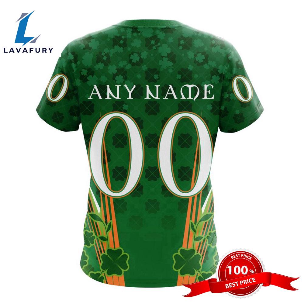 Personalized NHL Buffalo Sabres Full Green Design For St. Patrick's Day All Over Print Shirts