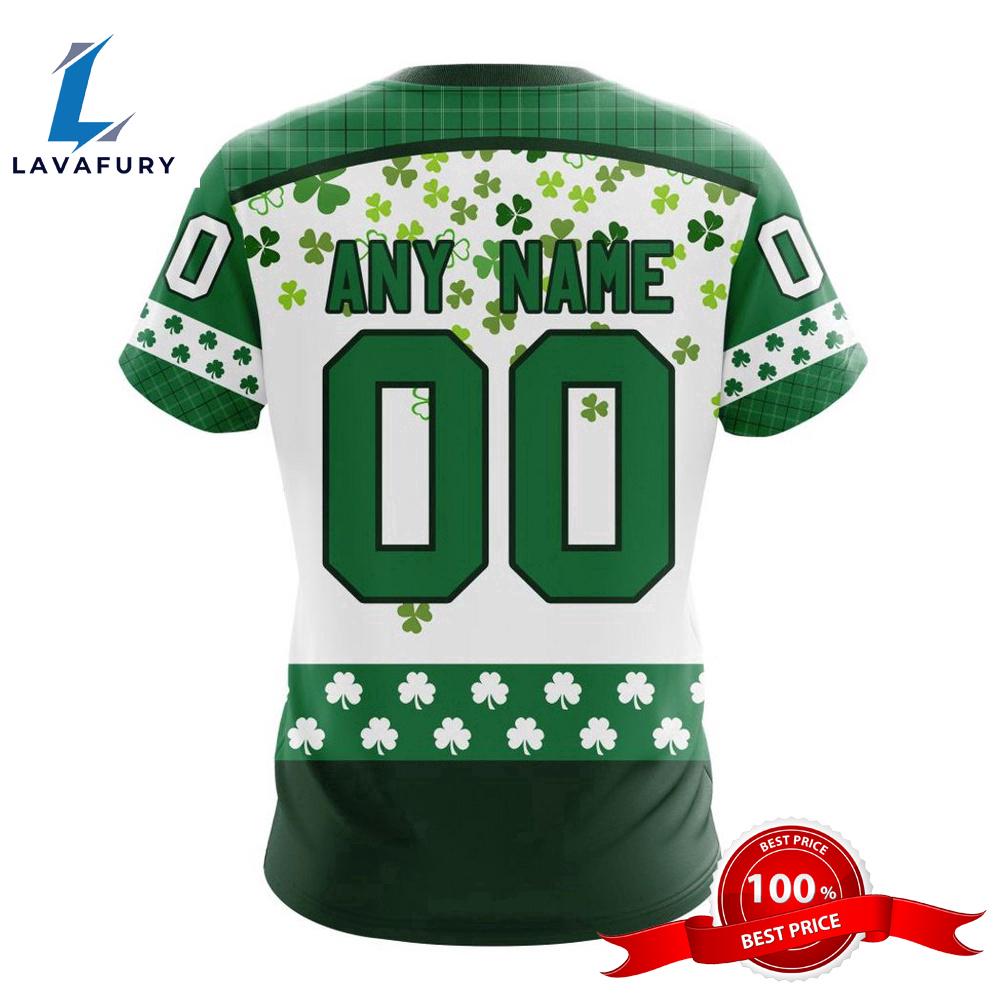 Personalized NHL Chicago Blackhawks Special Design For St. Patrick Day All Over Print Shirts