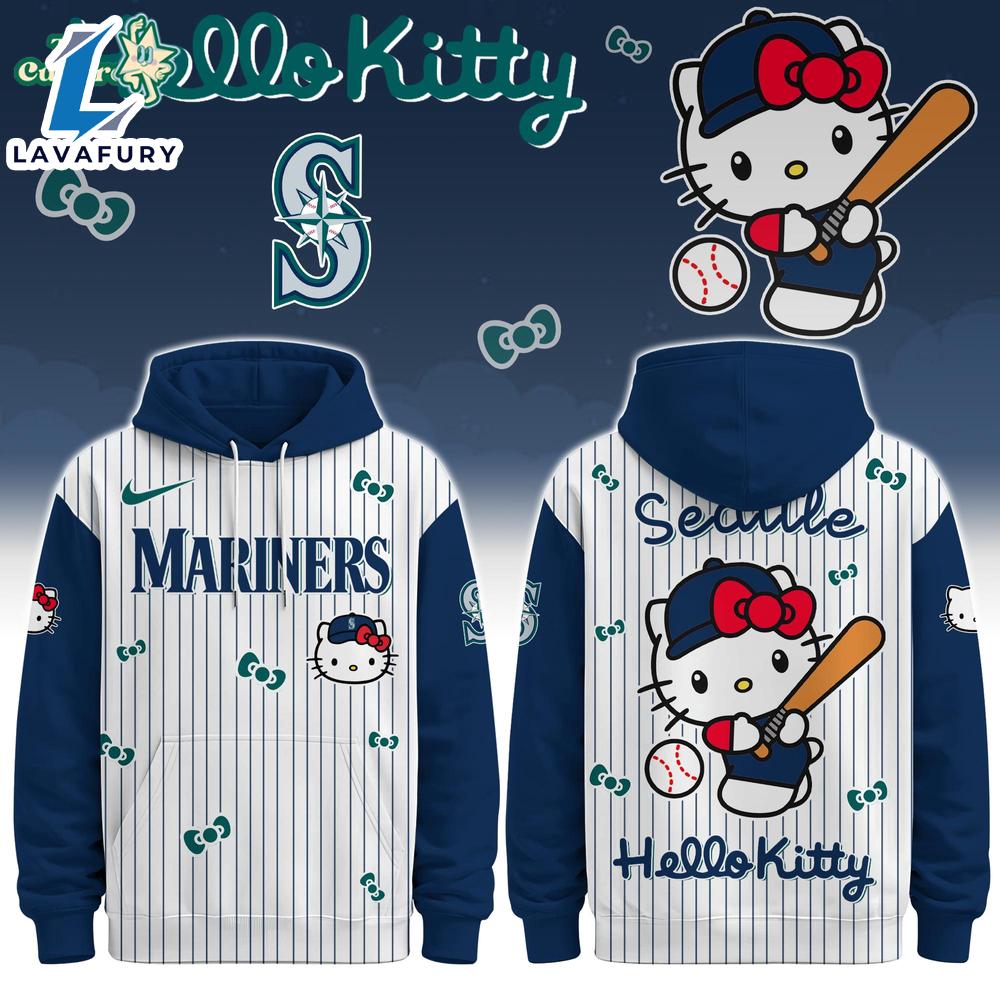 Seattle Mariners Hello Kitty Special Edition Fan Hoodie For Man And