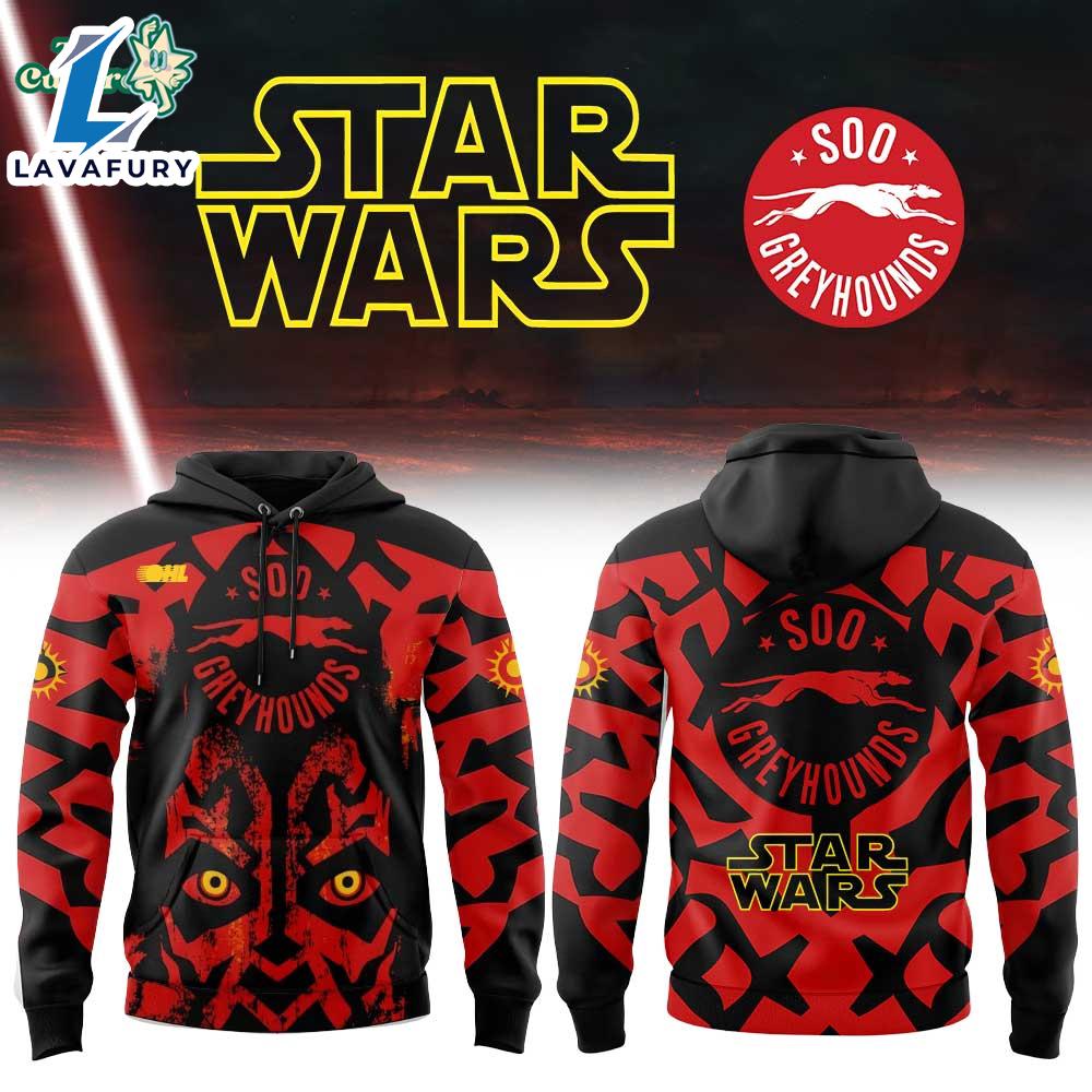 Soo Greyhounds Star Wars Night 2026 Limited Team Hoodie For Man And