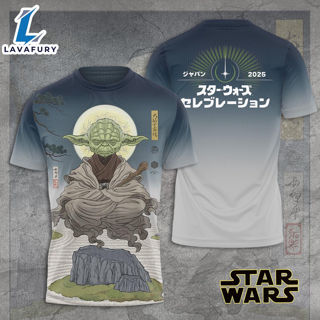 Star Wars Celebration Japan 2025 Art Show 3D T-Shirt Gift For Fans