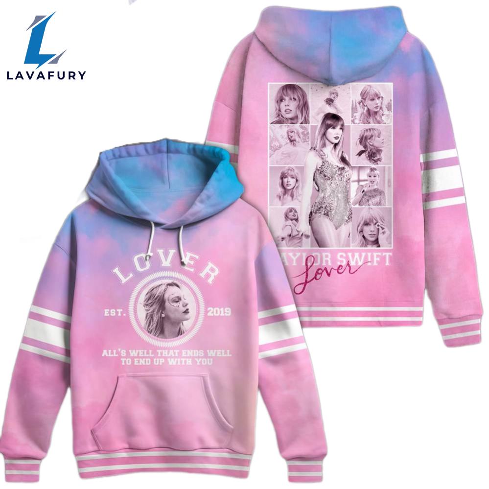 Taylor Swift Lover Era 3D Hoodie Shirt