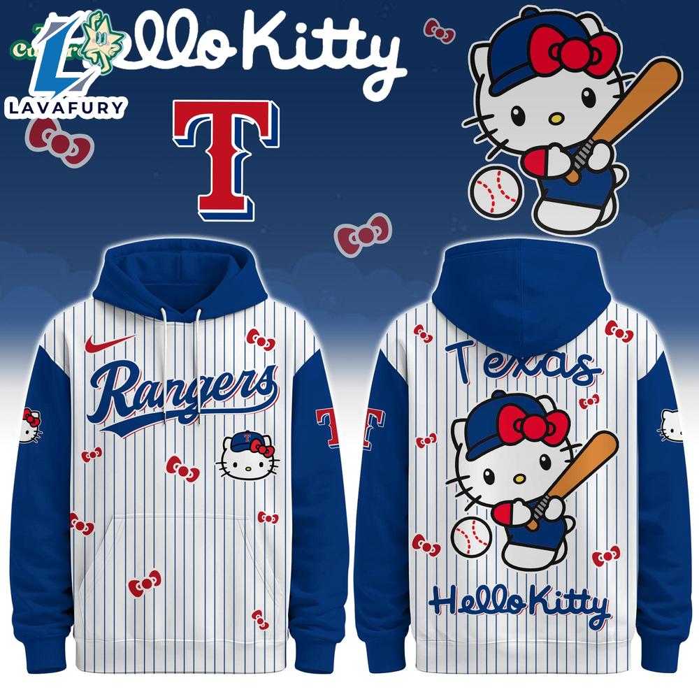 Texas Rangers Hello Kitty Special Edition Fan Hoodie For Man And