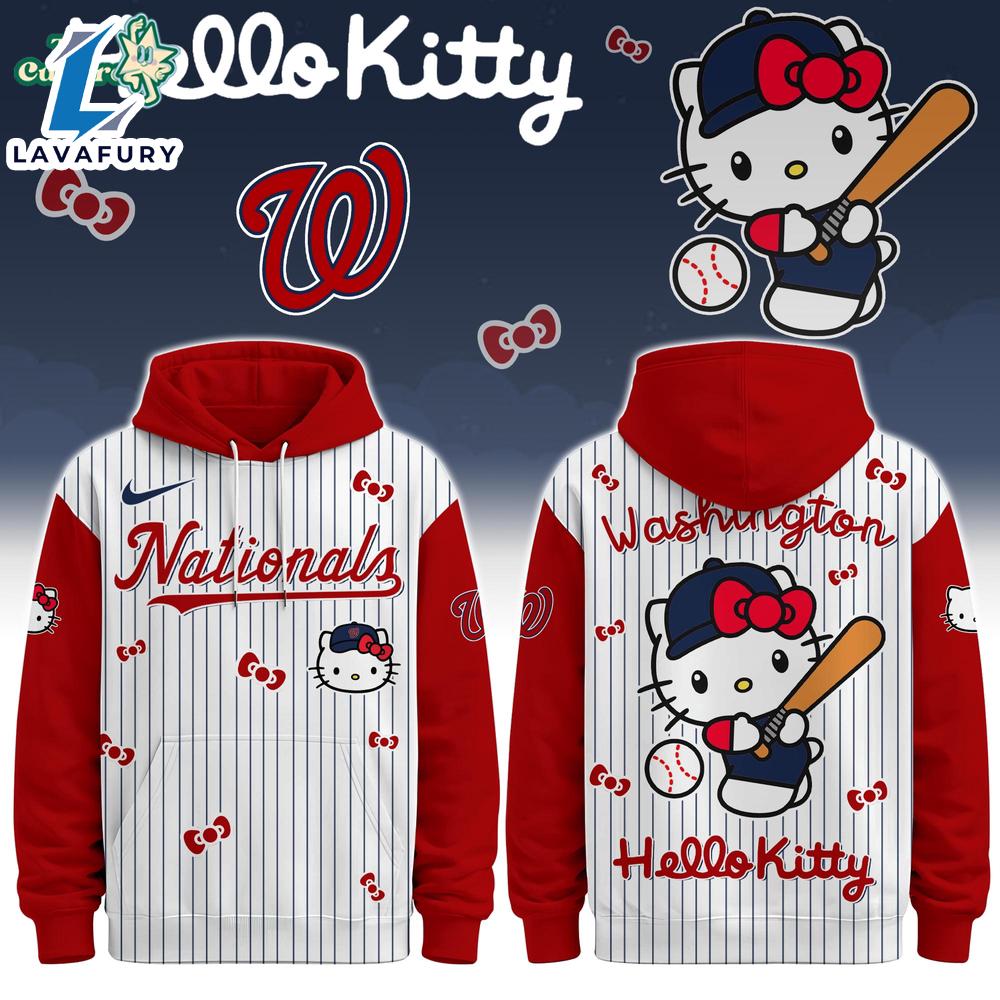 Washington Nationals Hello Kitty Special Edition Fan Hoodie For Man And